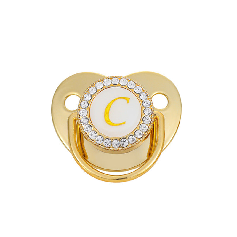 Tétine Gold 26 lettres