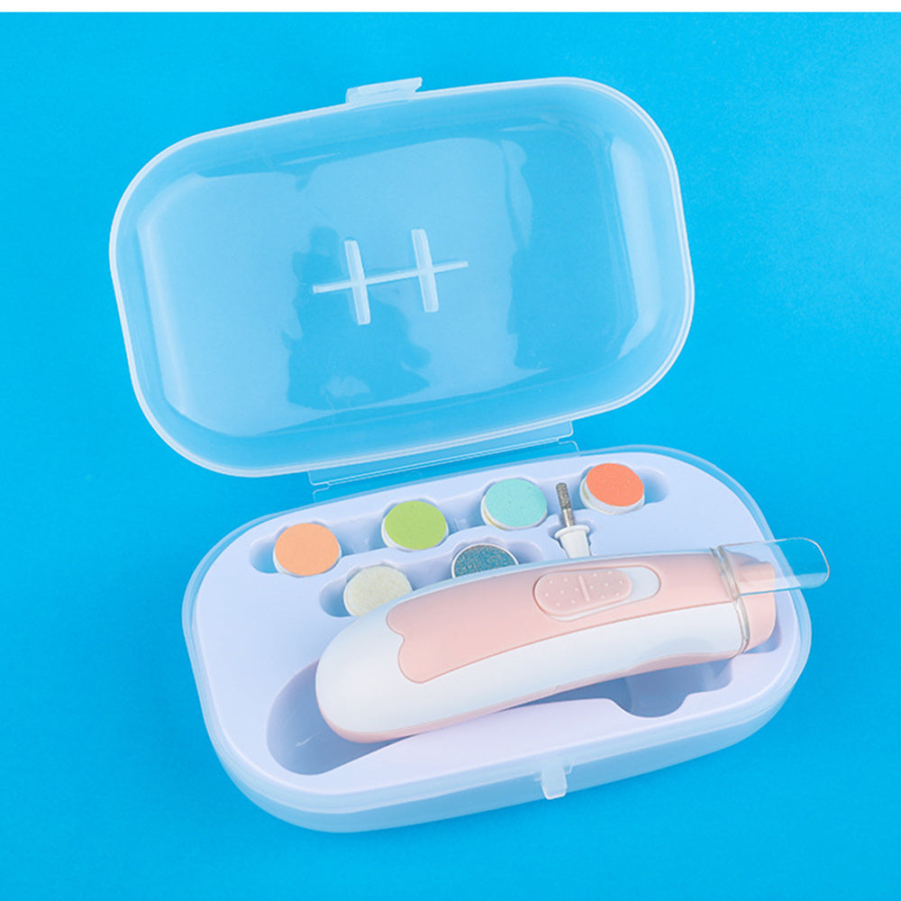 Coupe ongles électrique pour nouveau-né, kit de soins pour bébé anti-pincement de chair