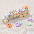 Voiture puzzle en bois