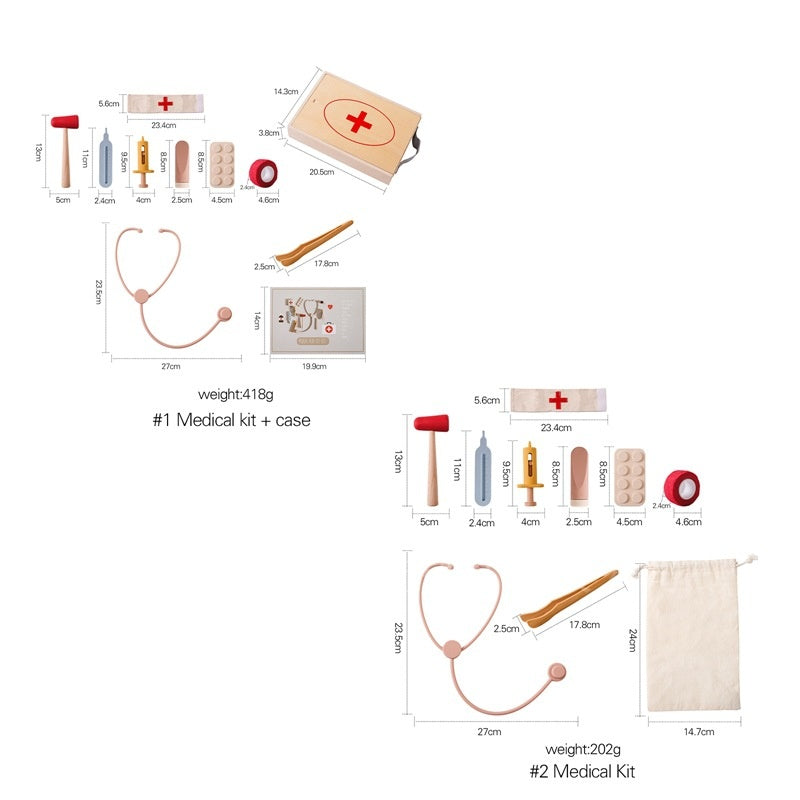 Poupée petit médecin, jouet docteur, stéthoscope