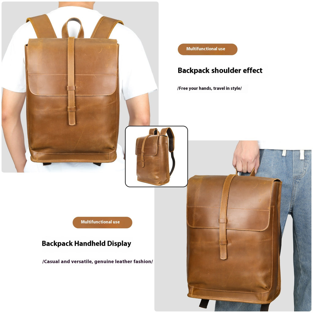 Sac à dos d'extérieur en cuir