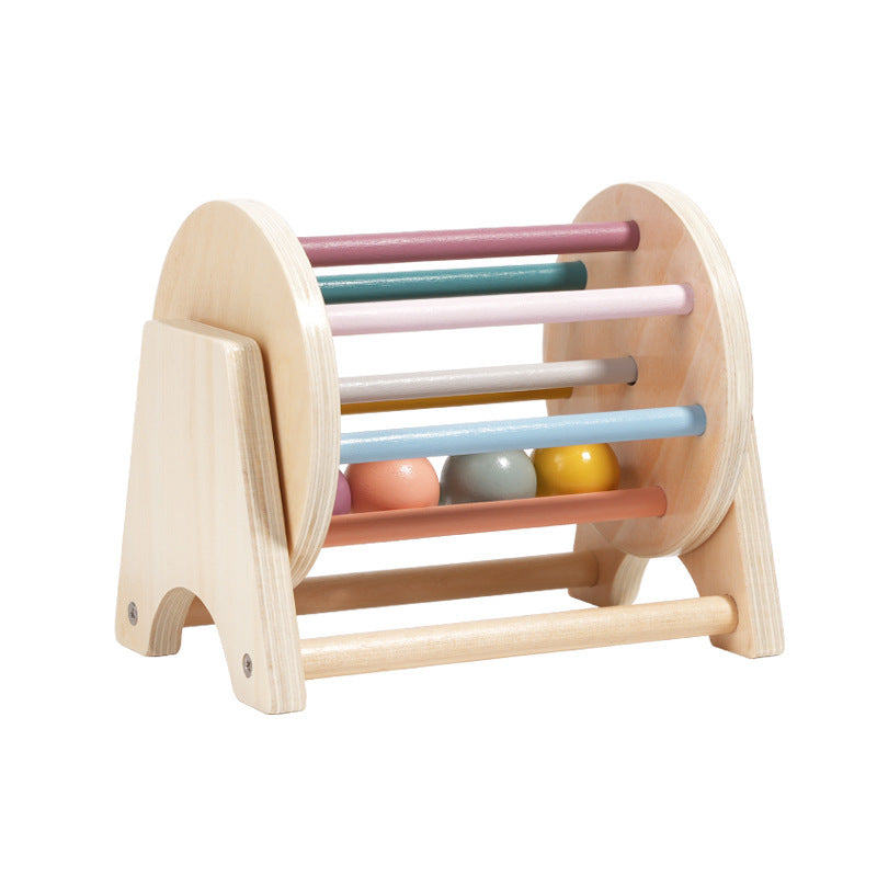 Tambour roulant en bois