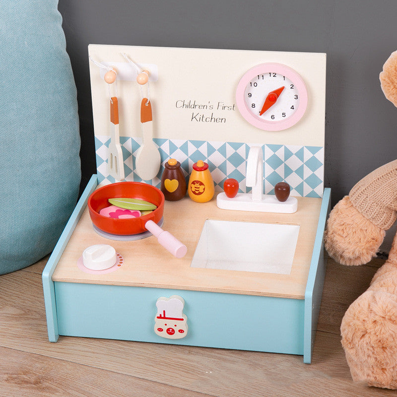 Mini-cuisine en bois (jouets en bois)