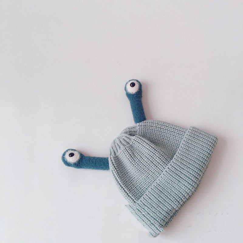 Bonnet en tricot pour enfants, Grenouille