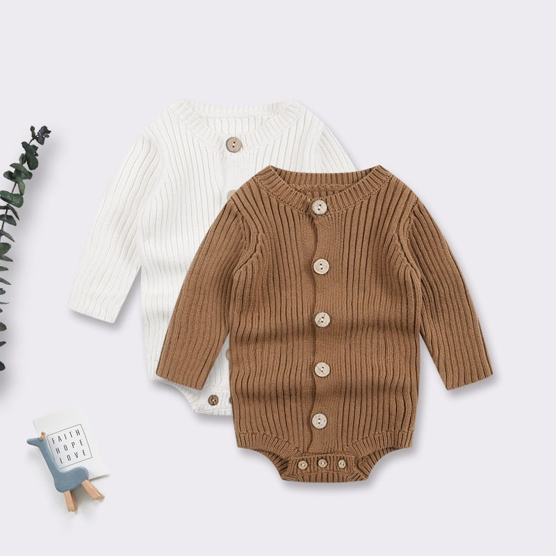 Body en tricot pour bébé, combinaison une pièce