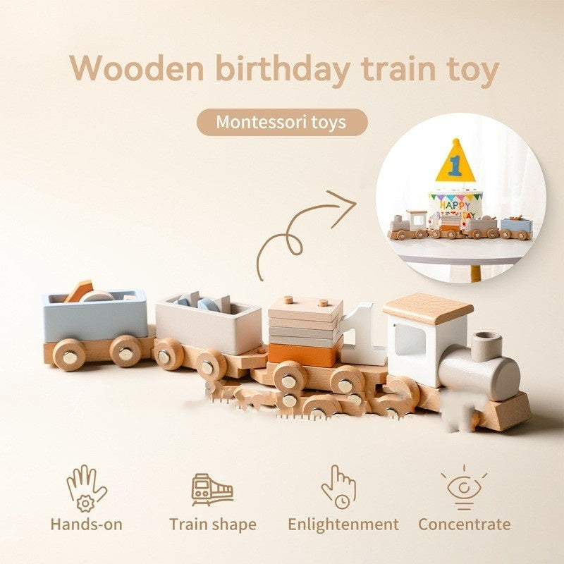Train en bois
