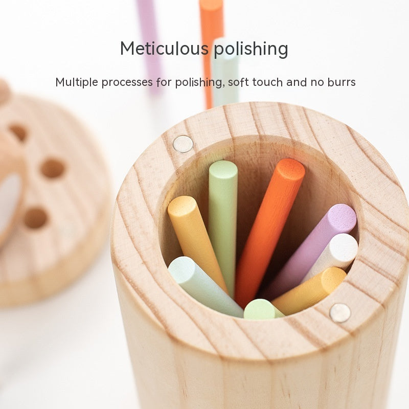 Bâton d'équilibre en bois