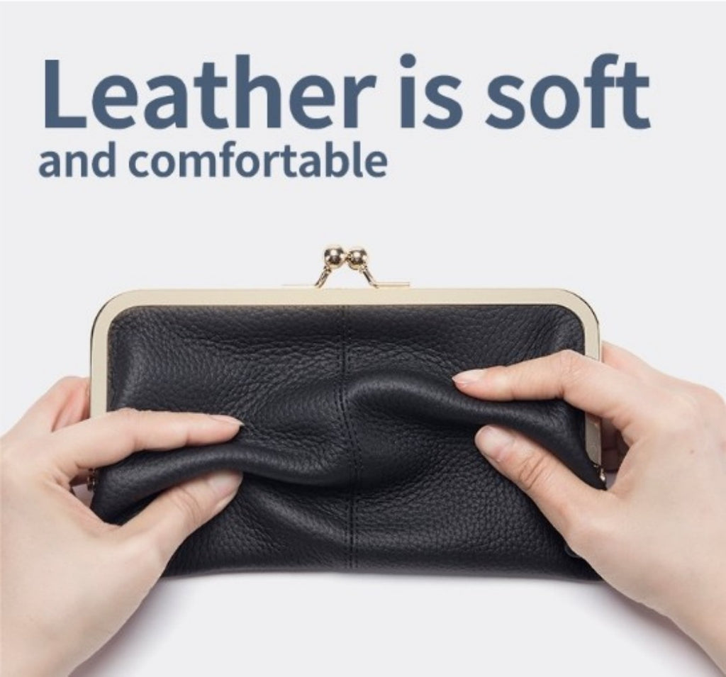 Portefeuille femme en cuir