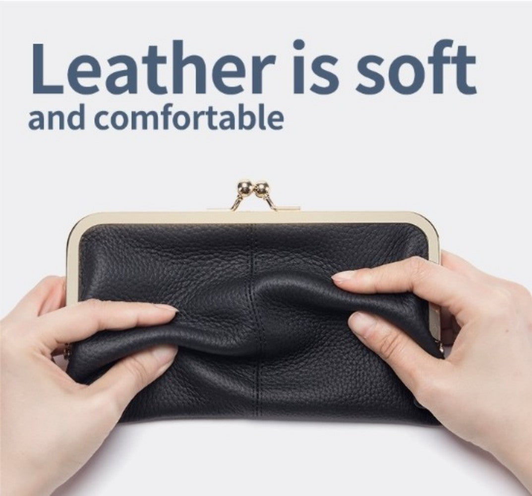 Portefeuille femme en cuir