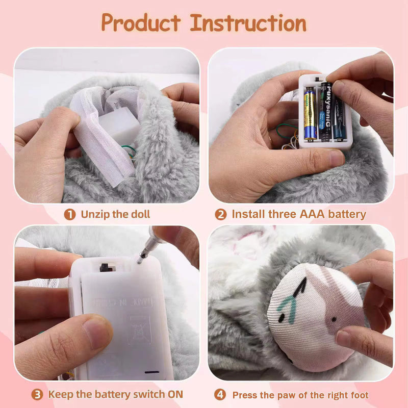 Peluche Lapin respirant