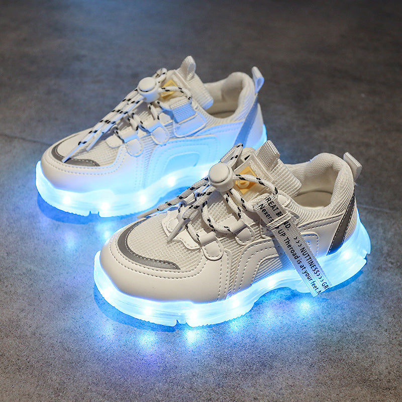 Chaussures lumineuses colorées