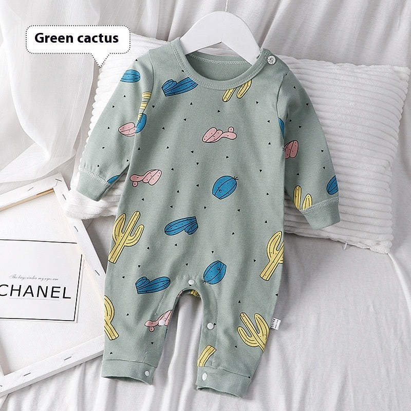 Pyjamas pour bébés en pur coton, vêtements d'automne