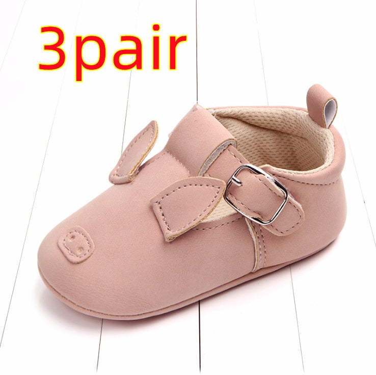 Chaussures printemps et automne en cuir mat antidérapant, semelle douce