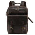 Sac à dos rétro en cuir Crazy Horse pour homme