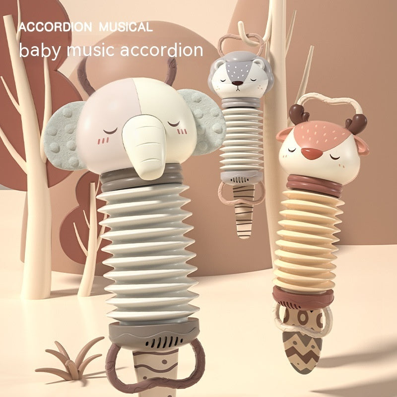 Cartoon Animal Baby Musical Pull Along Toy