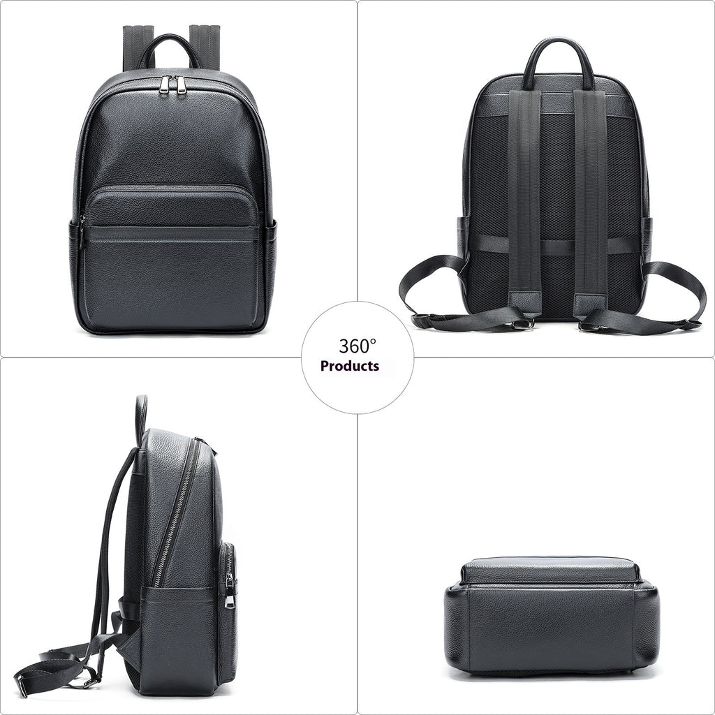 Sac à dos professionnel en cuir grande capacité pour homme