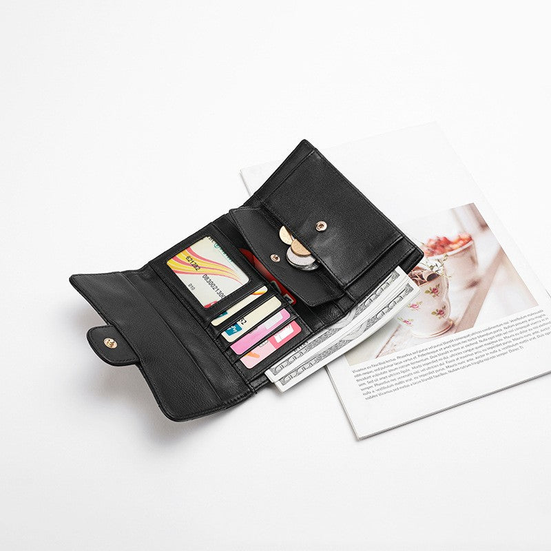 Portefeuille pour femmes en cuir