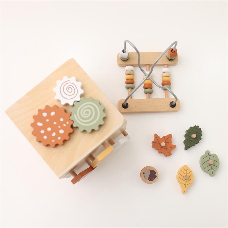 Cube en bois éducatif