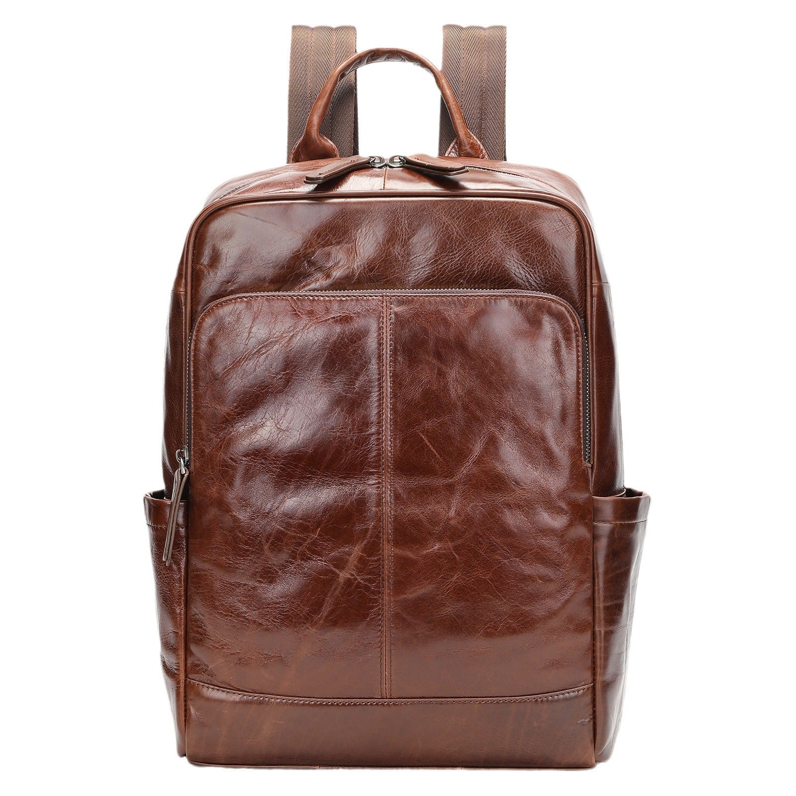 Sac à dos d'affaires en cuir pour homme
